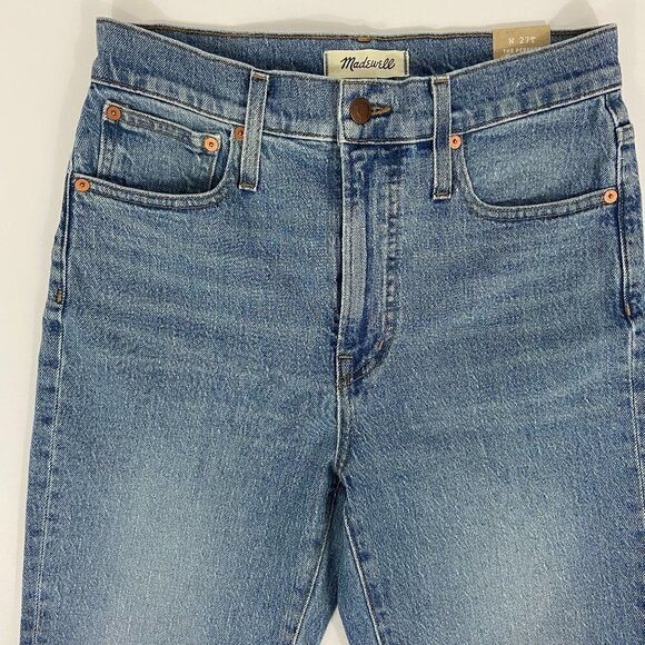 Madewell The Perfect Vintage Jean Women's Size 27 (28 x 31) High Rise Light NWT - Picture 4 of 12